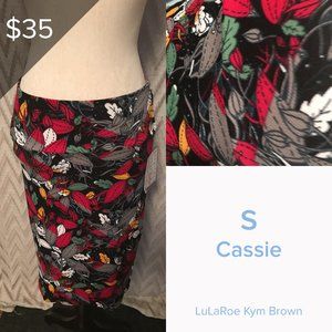 Lularoe Cassie Skirt Floral Design